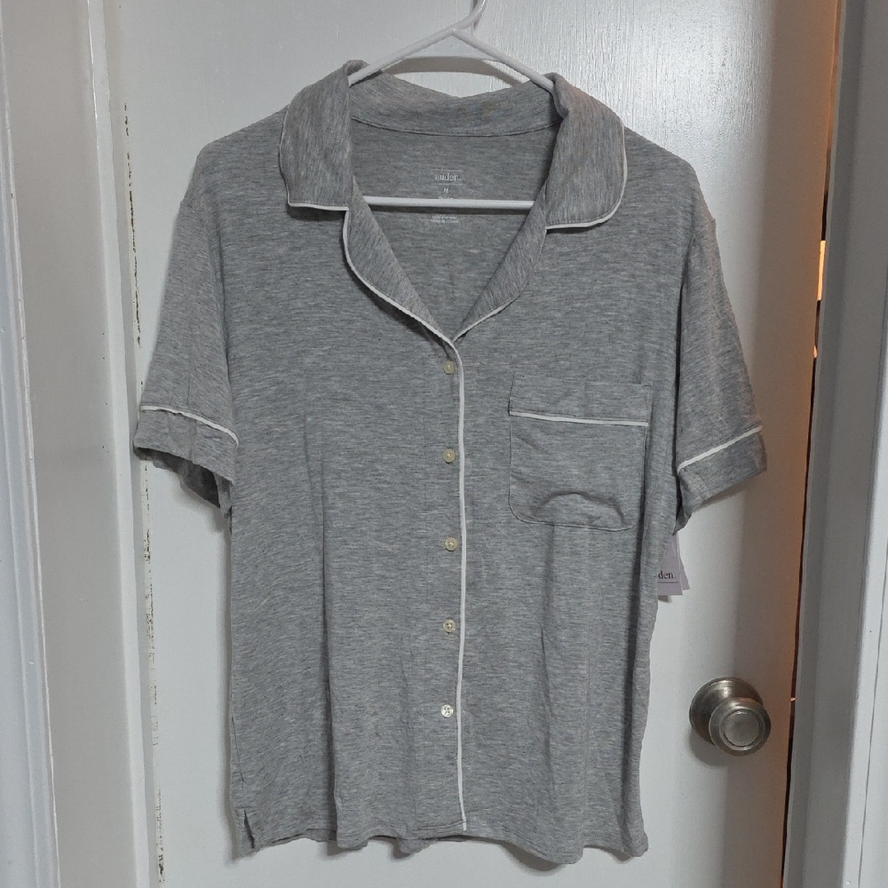 Auden Cloud Knit Gray Sleepwear Top